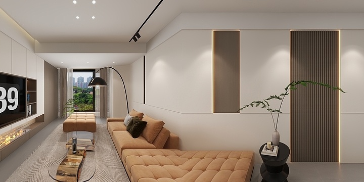 厶城-现代简约-装修设计方案