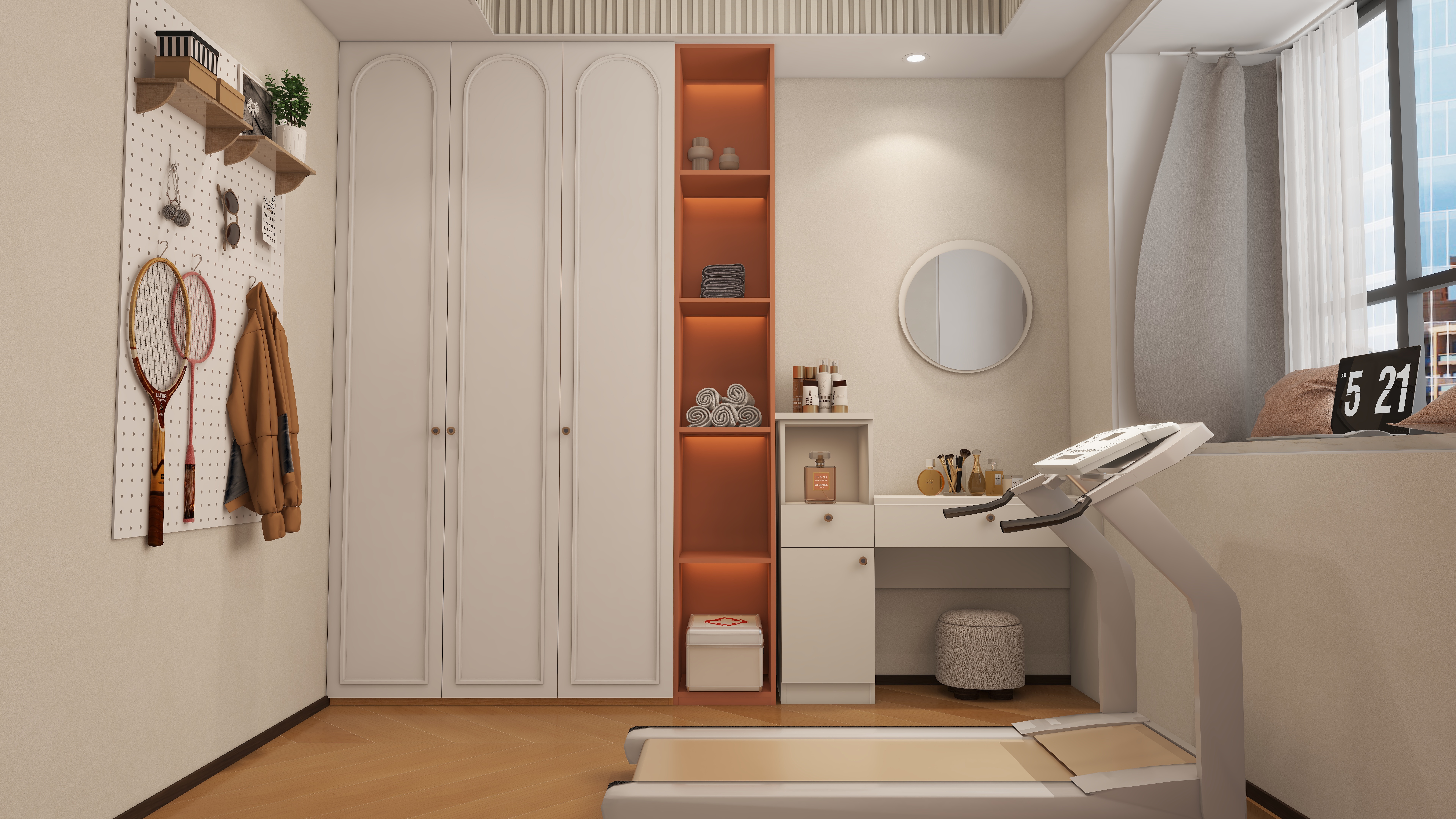 红薯空间KPEa-娄底吾悦广场94㎡3室-装修设计方案