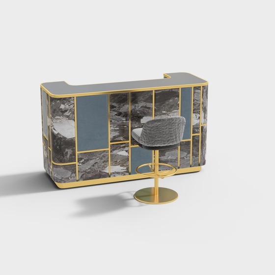 Modern Giorgio Collection Charisma Bar 3D Model