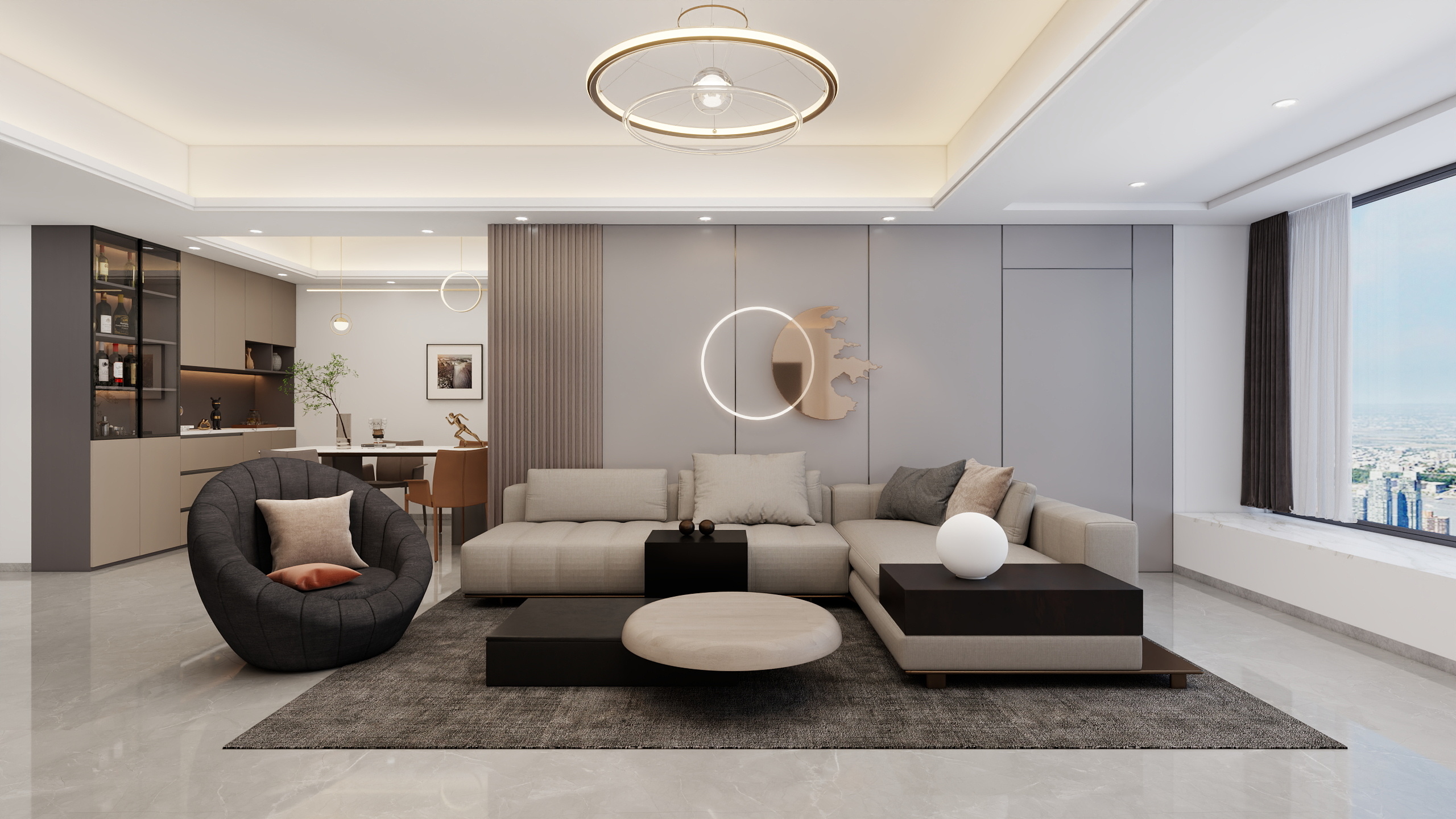 Mr何设计-顶乡雅居-装修设计方案