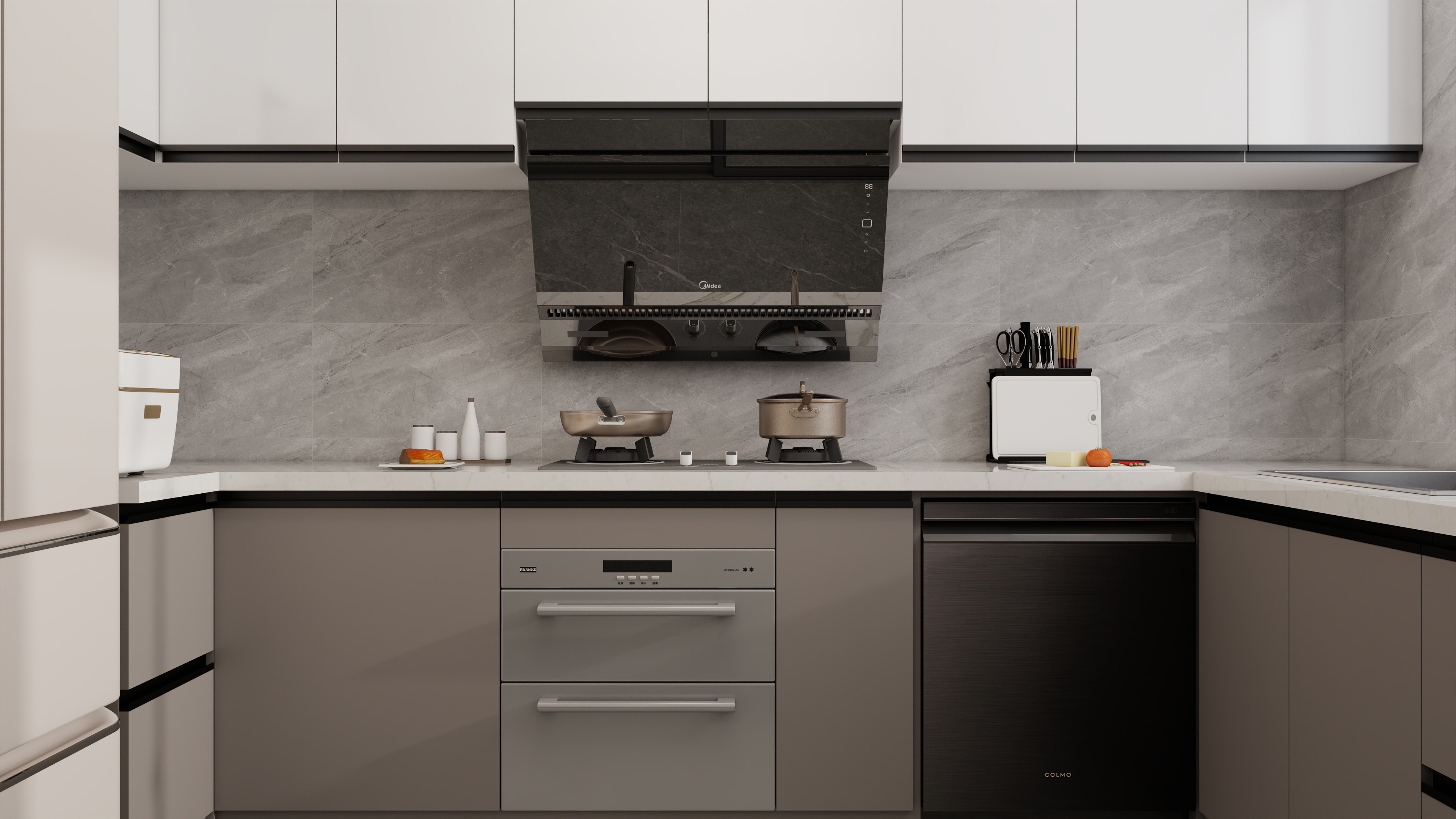 庄育霖-招商观园102平方轻奢4室装修效果图