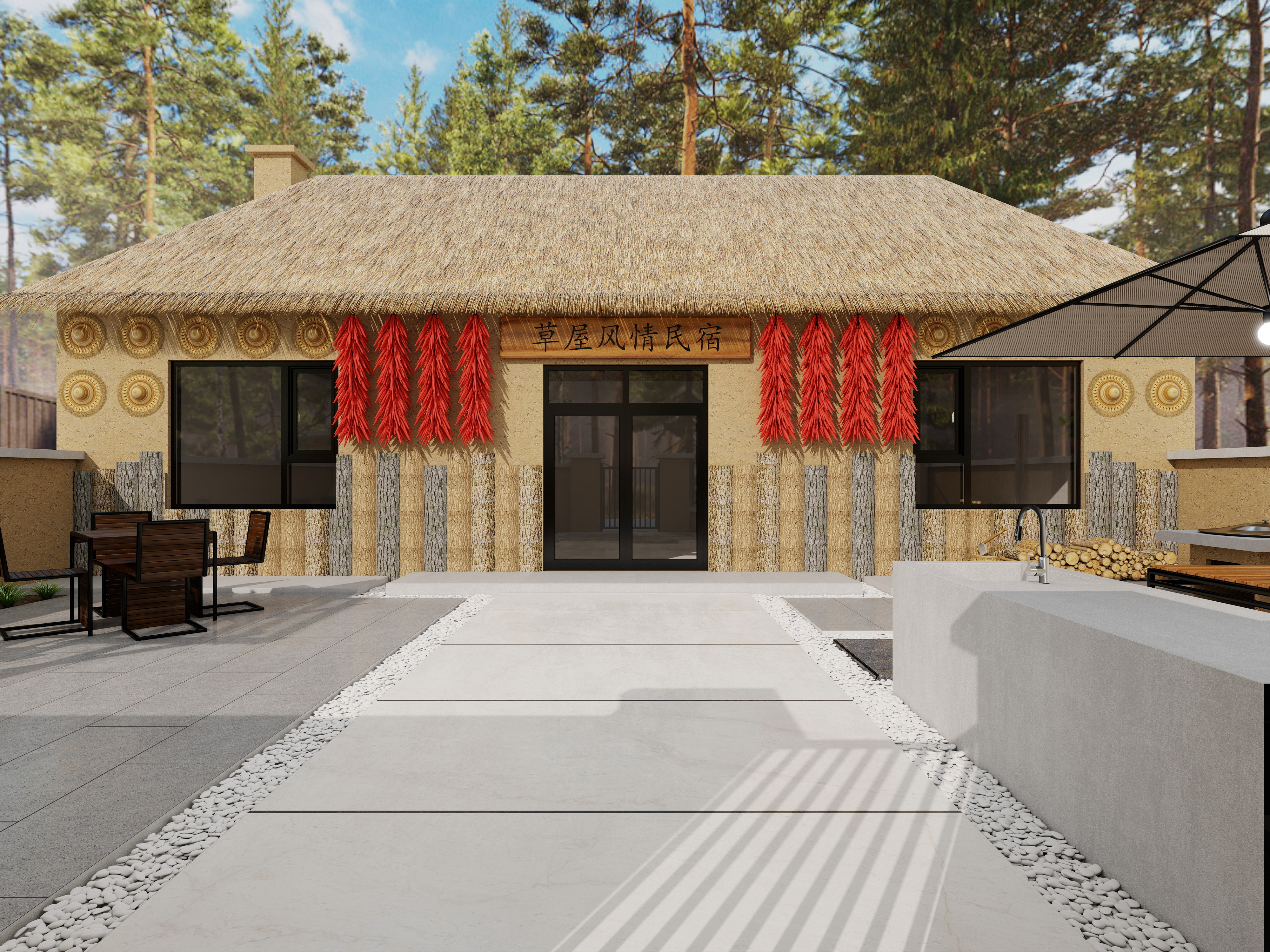 衣大路-铂蓝郡庭院设计-副本-装修设计方案