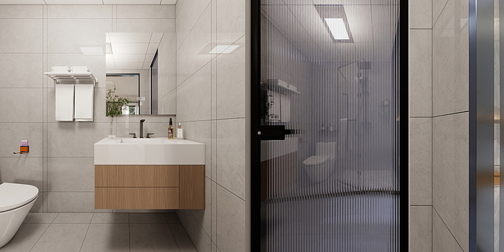 不吃炸鸡sZUl-酒店双床房-装修设计方案