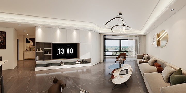 非著名设计师翁宏松-中南恒通和平君启-装修设计方案