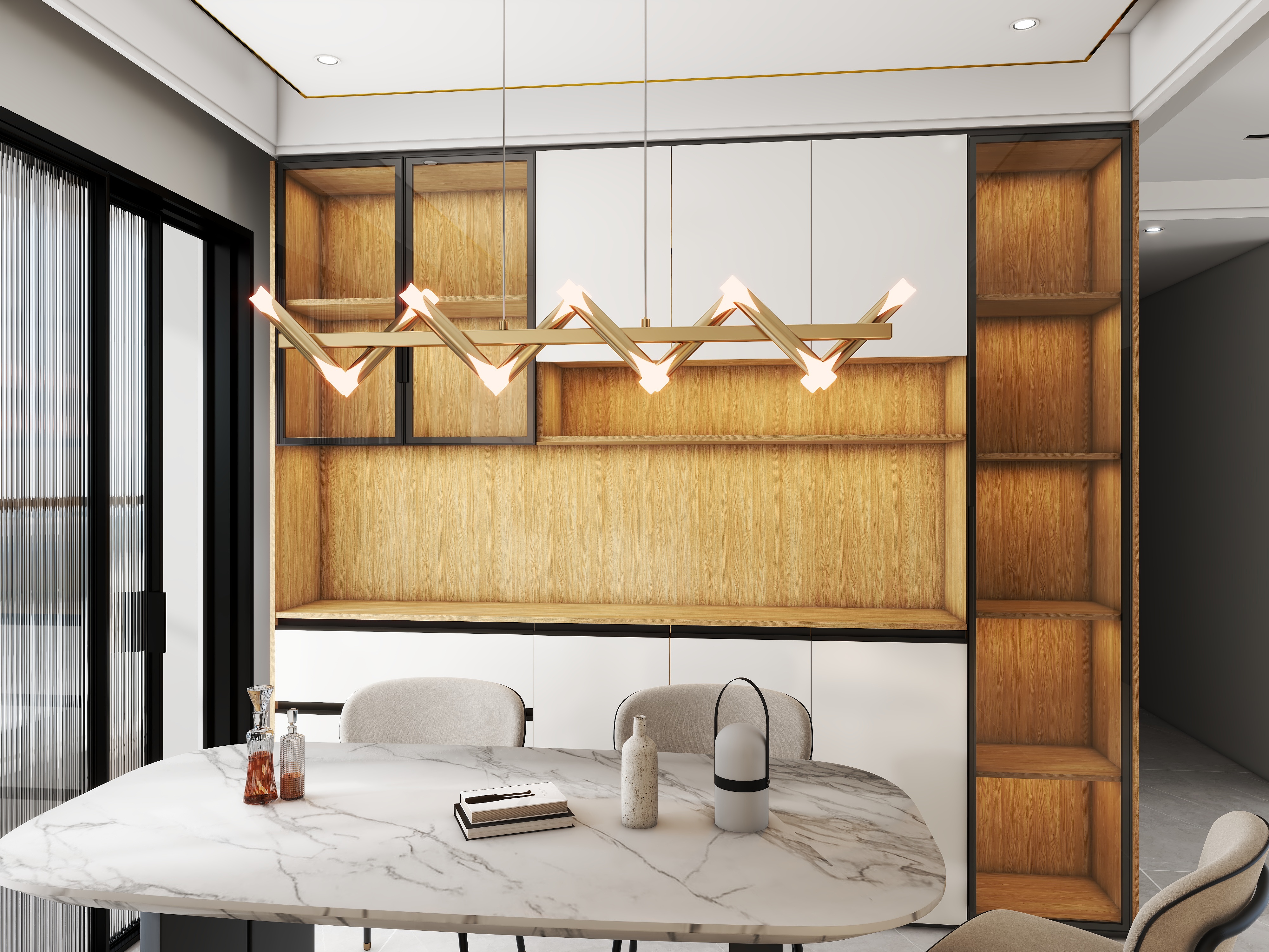 羽种人-淀湖新村151㎡4室装修效果图