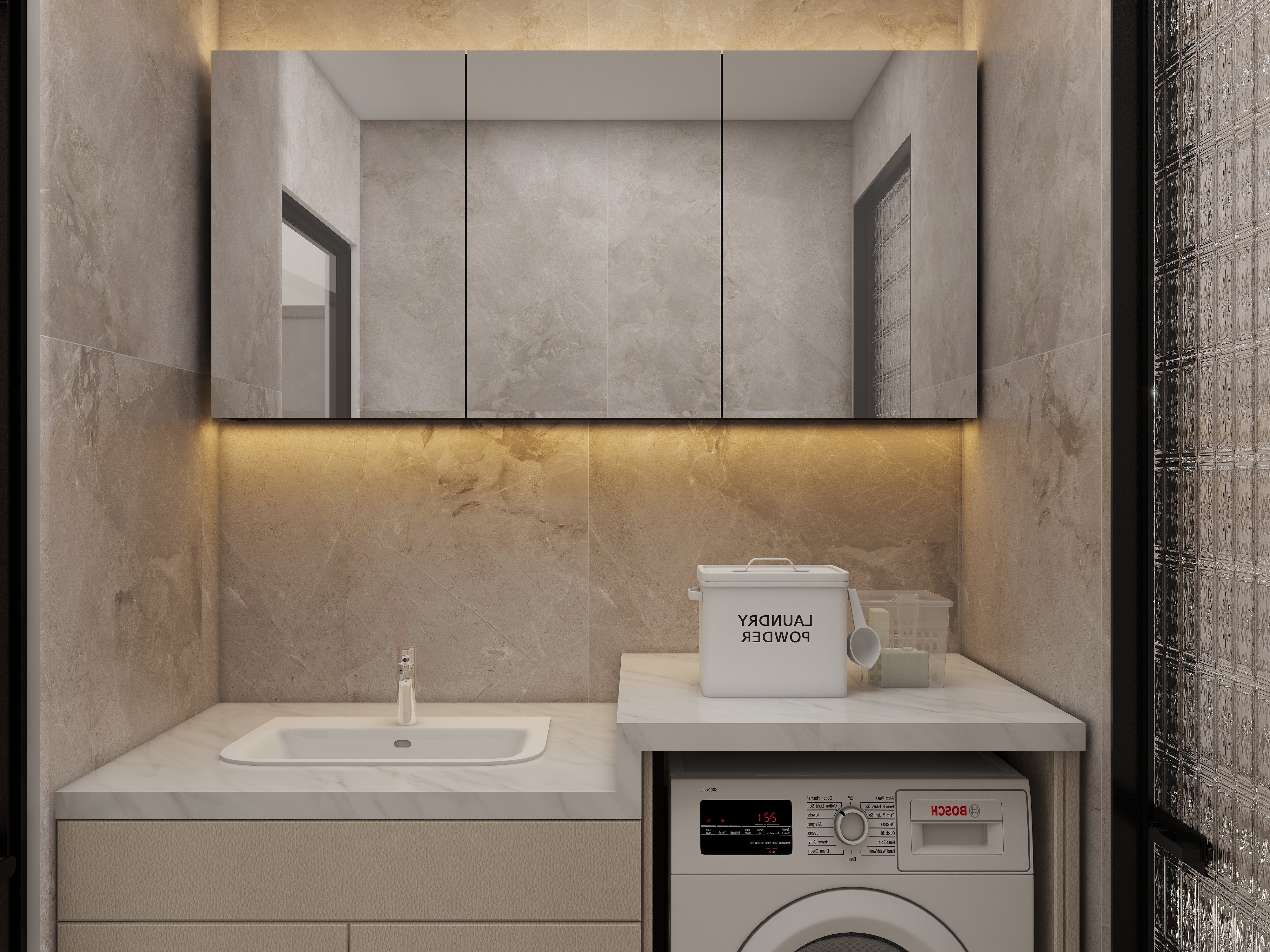 专业装饰公司-世茂云锦103㎡3室-装修设计方案