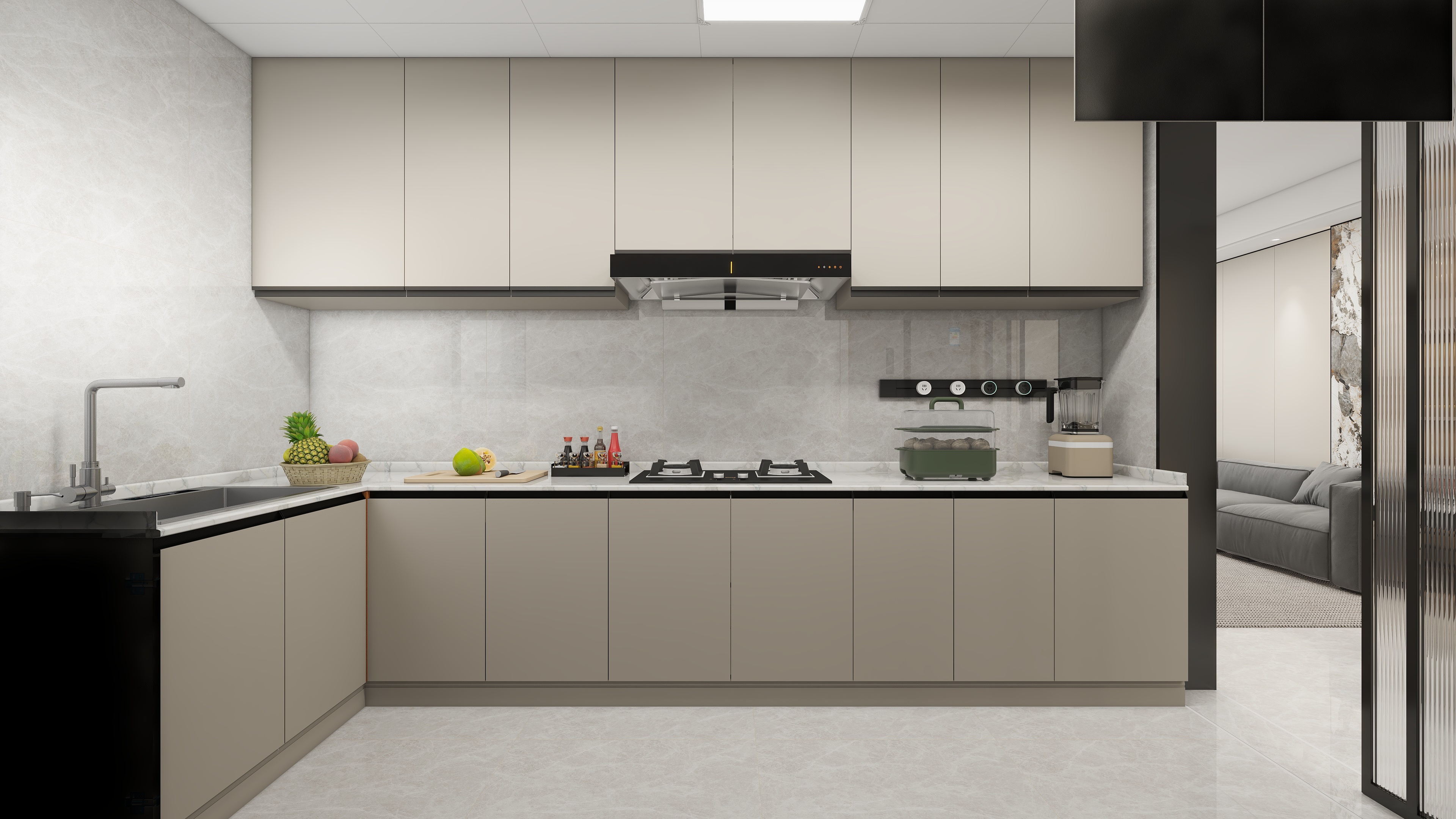 万壹设计工作室-五矿基业璟园倾城90平艾老师-装修设计方案