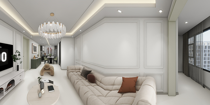 廊坊伊莉莎白-三叶家园9-1-402-装修设计方案