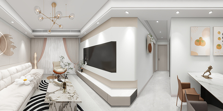 室内设计吕少锋-碧桂园盛世东津108效果图-装修设计方案