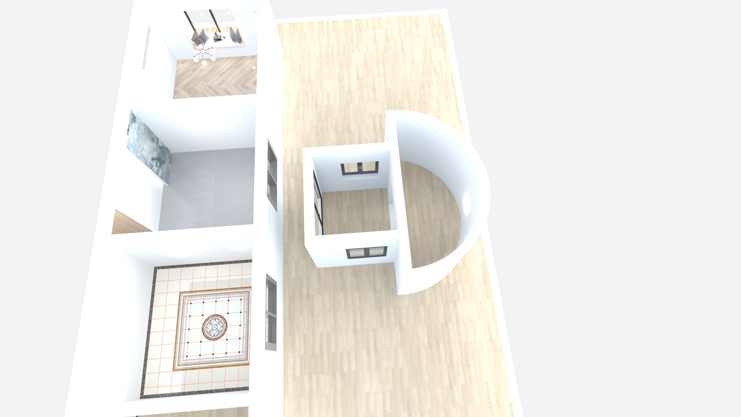 186****4581ruhQ-弧形墙、地面、背景、吊顶、柜体的基本绘制-装修设计方案