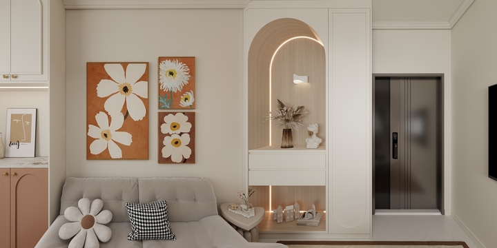 YH空间-43㎡1室-装修设计方案