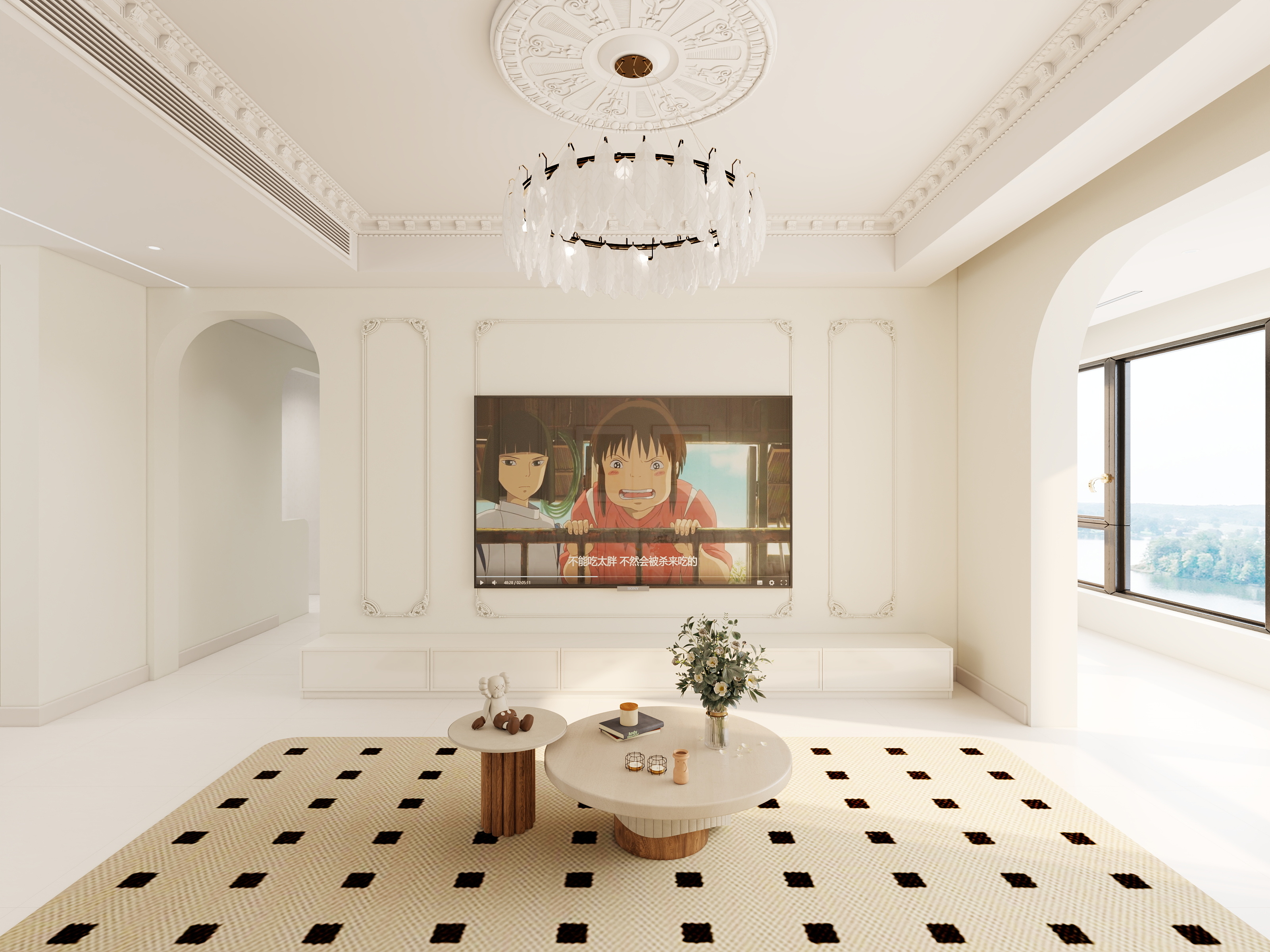 整装设计邓谋-河南小区120法式-副本-装修设计方案