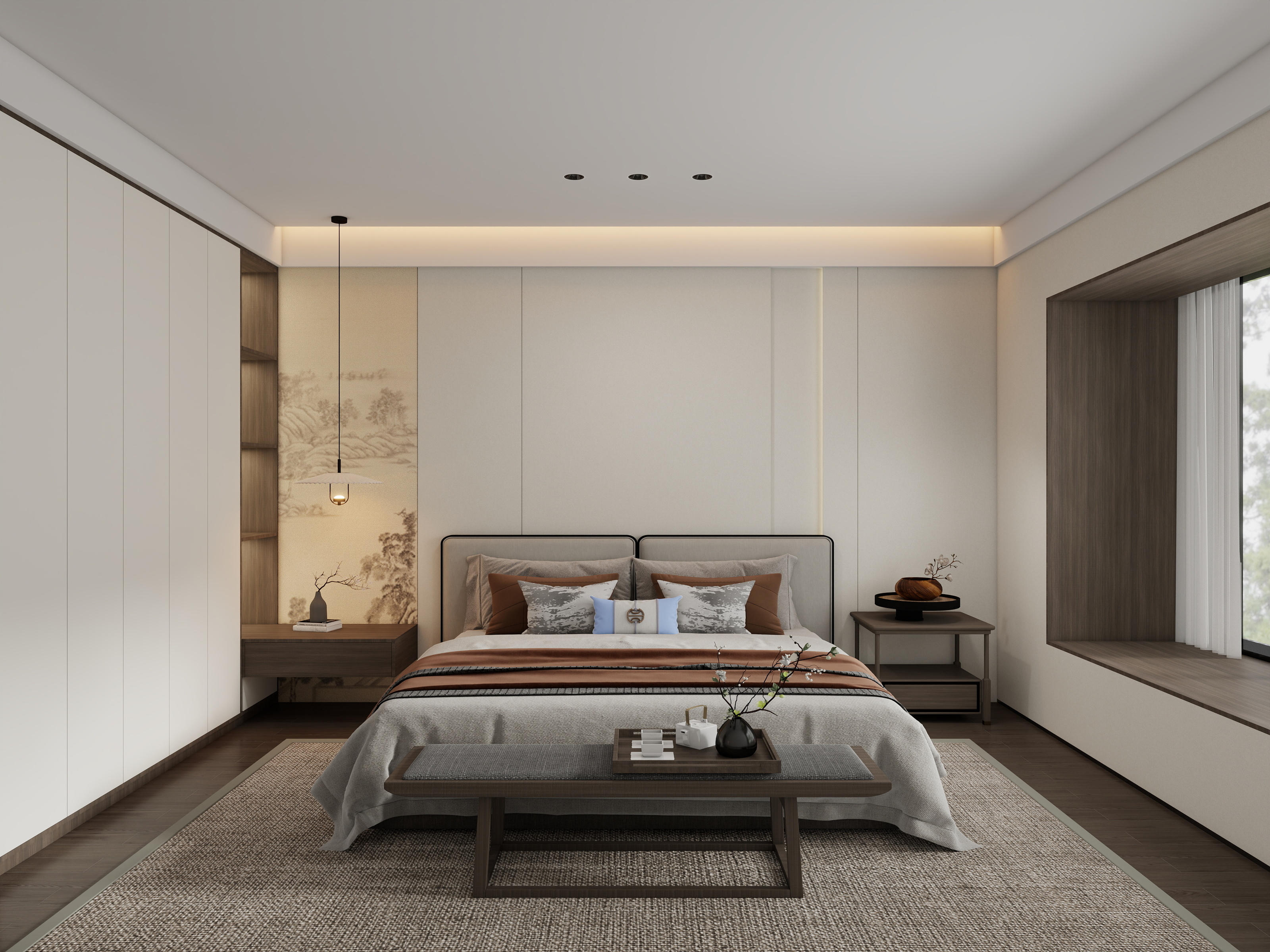 --龙---各风格卧室-装修设计方案