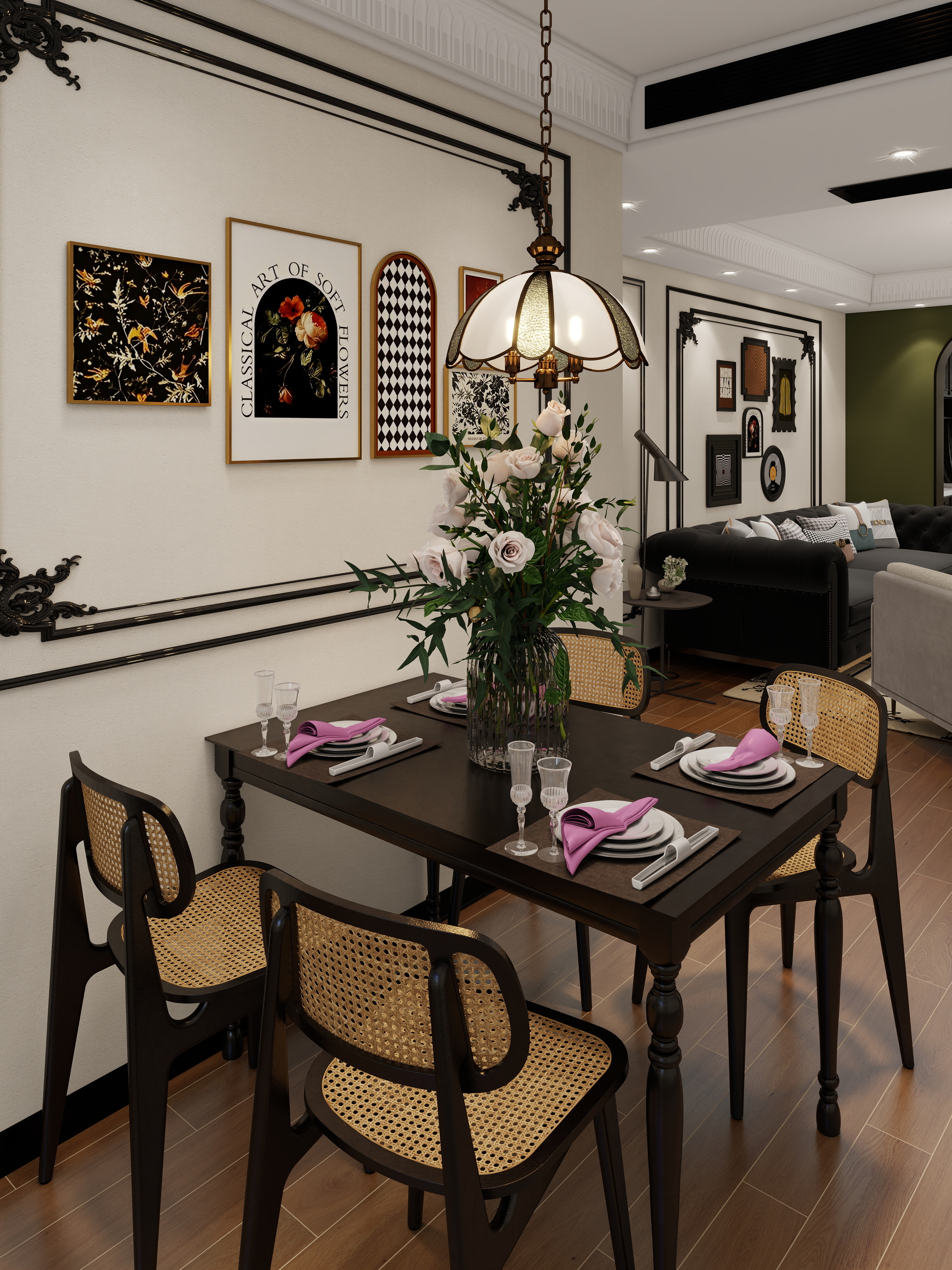 肆号花店-江景城113装修效果图