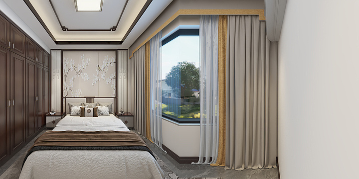 守真志满 逐物意移-宝力新中式-装修设计方案