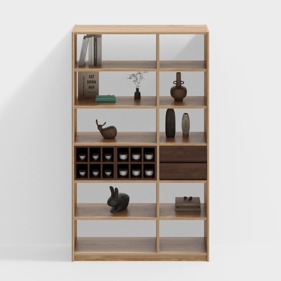 F6601 Shelf in Modern Blue