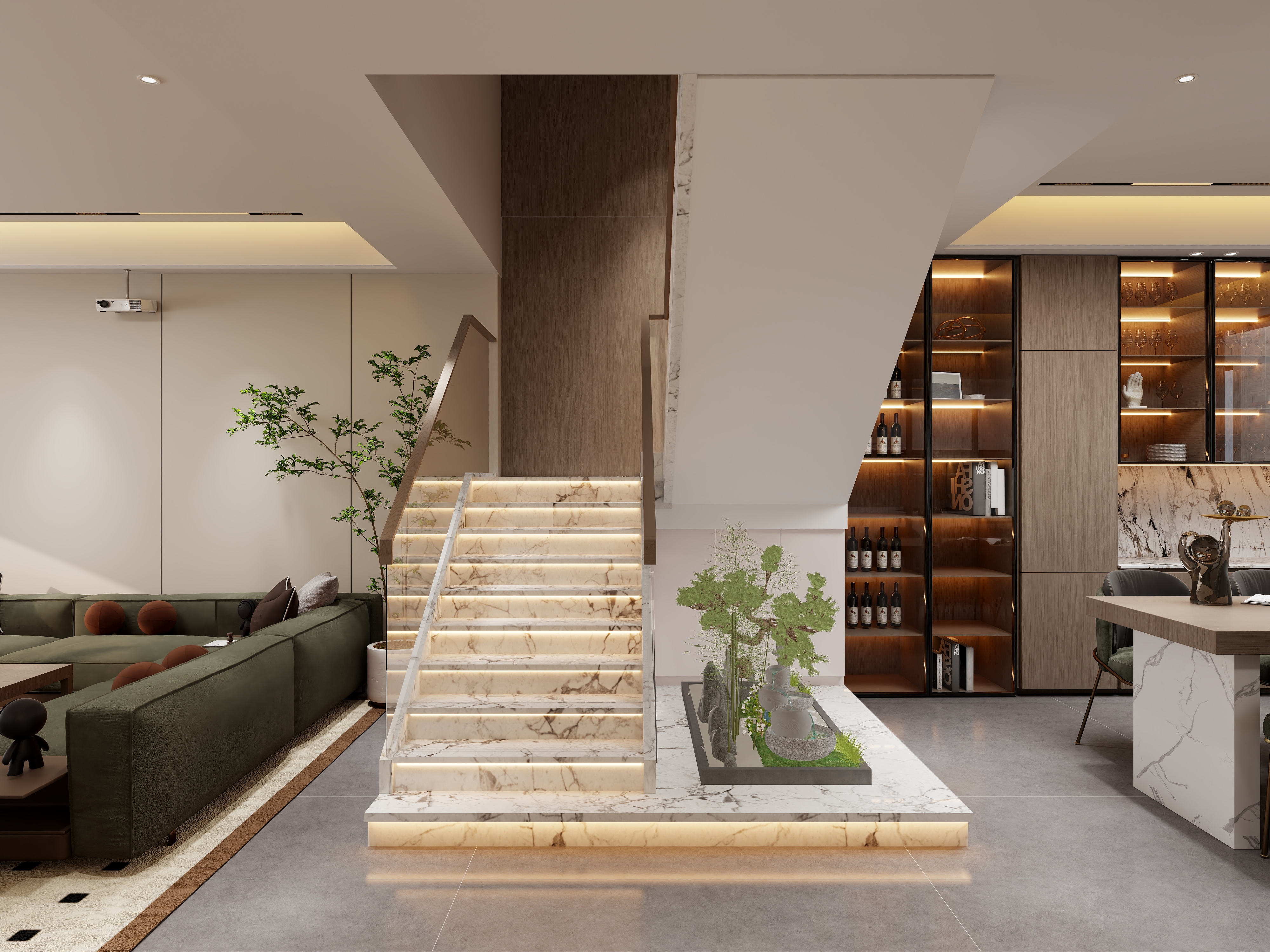 百年携手装饰公司-广博园临街别墅-装修设计方案