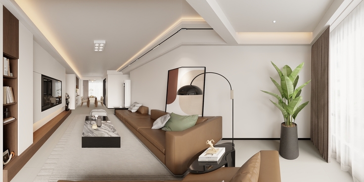 猫川效果图-永明华府-装修设计方案