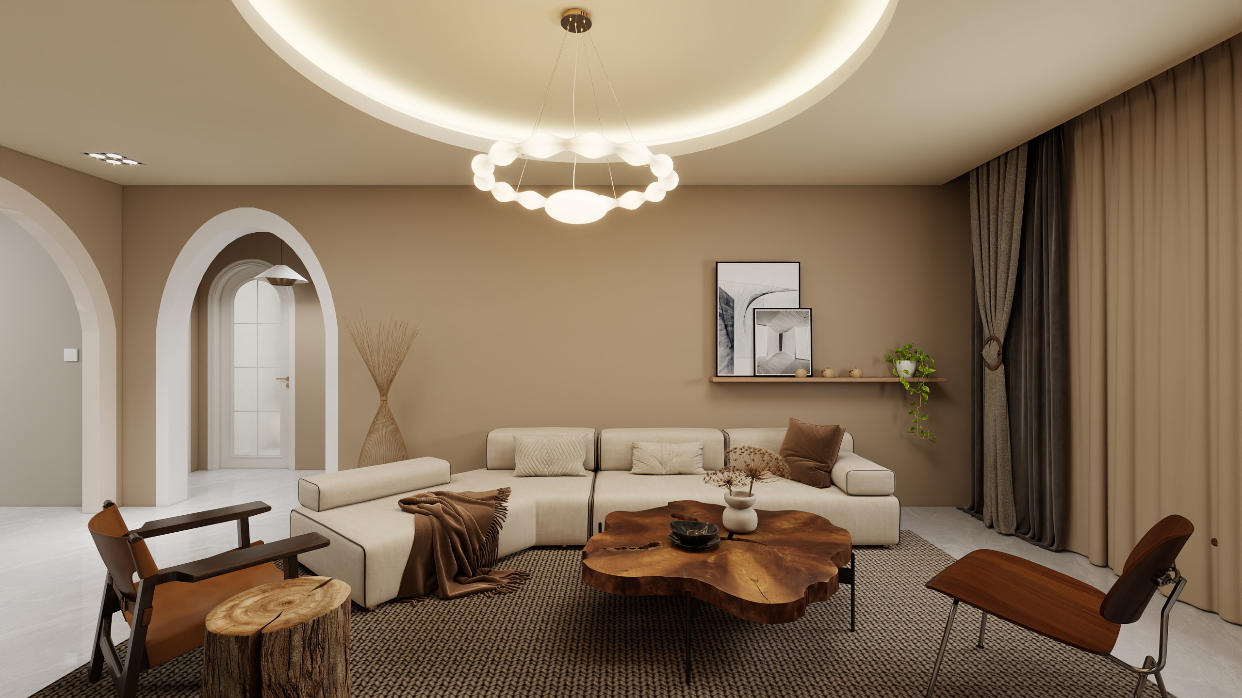 不出新手村的匠人-恒奥世纪华府99㎡2室装修效果图