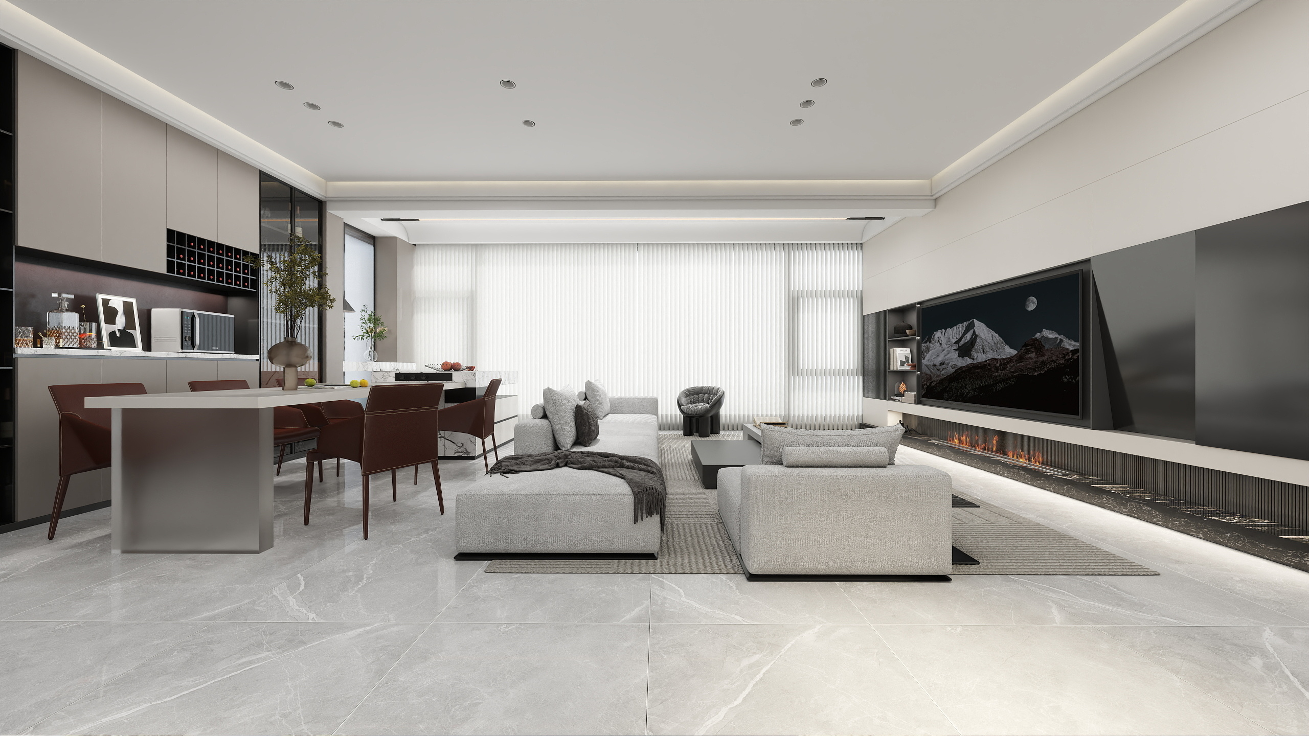 小生周半仙-119㎡4室-装修设计方案