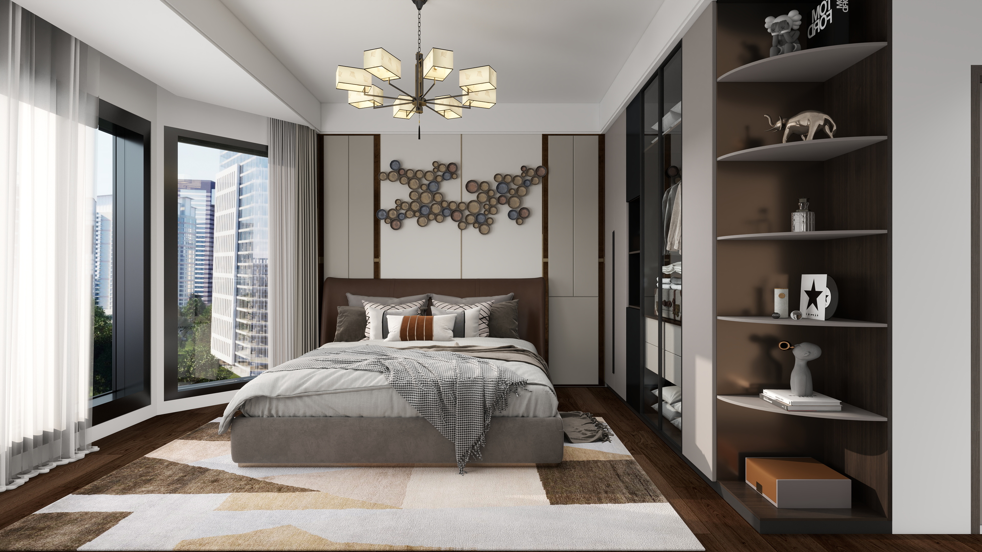 盘州-李钢-中德英伦联邦123㎡3室-装修设计方案