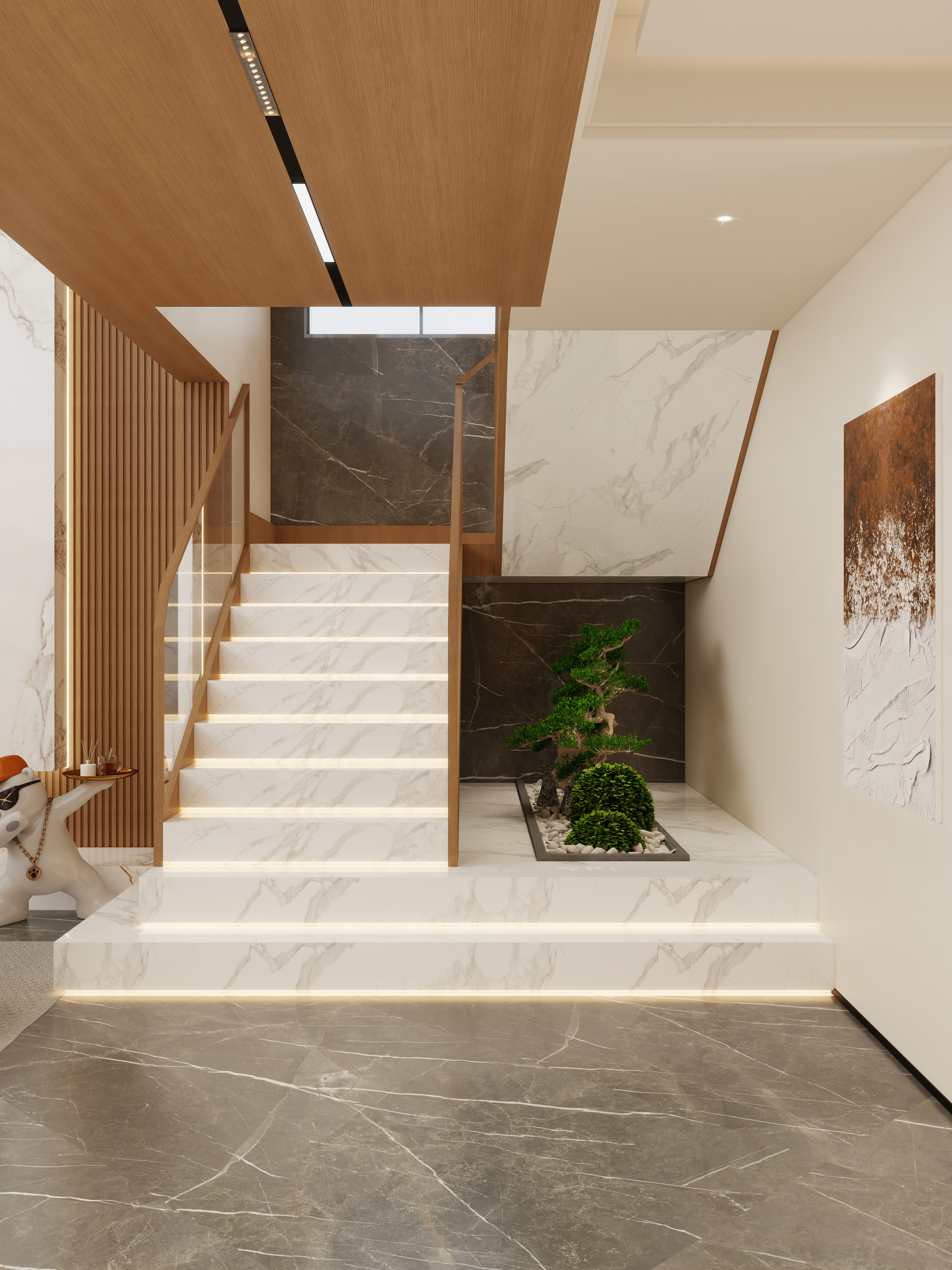 凌云設计-现代简约-复式装修效果图