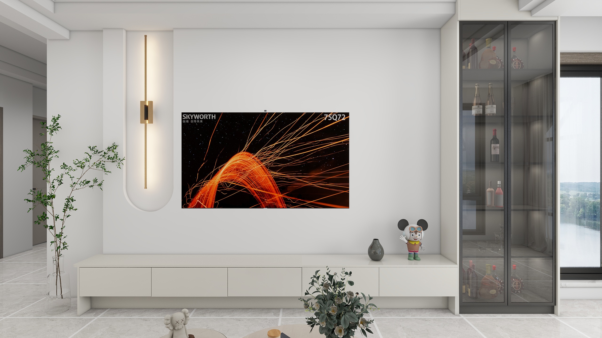 彭彪123-144㎡1室-装修设计方案