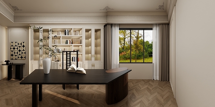 Mu-木-菱角塘 陆总平面图-装修设计方案