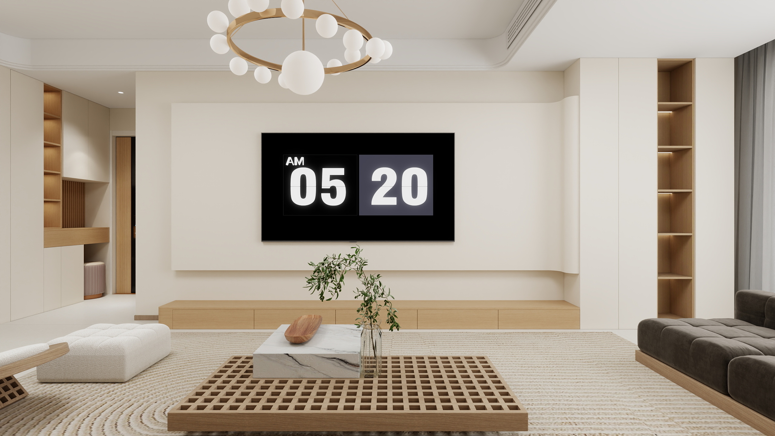 冬月DESIGN-121㎡3室装修效果图