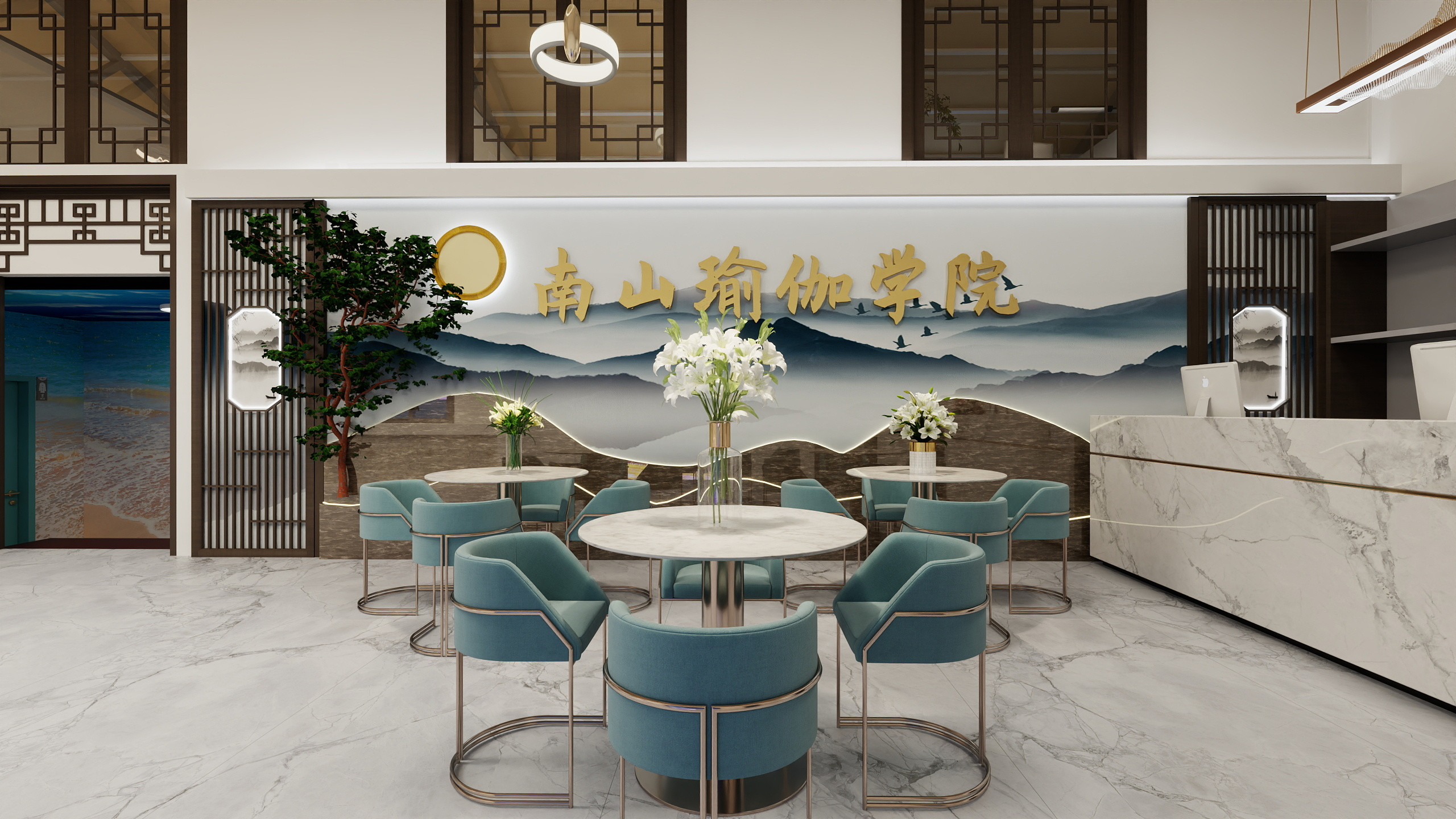 艺灵006-南山瑜伽学院-原创-装修设计方案