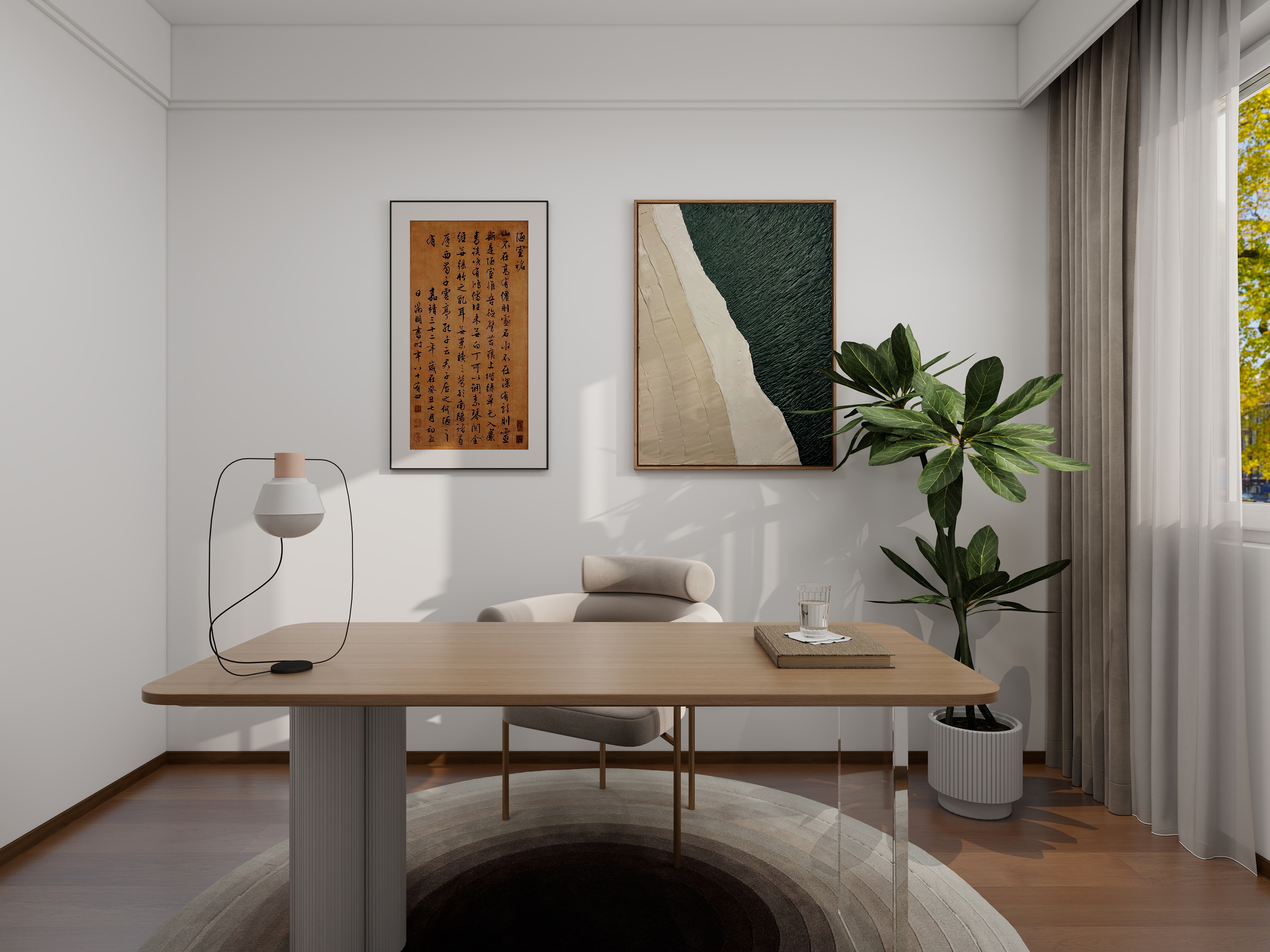 冬月DESIGN-121㎡3室装修效果图