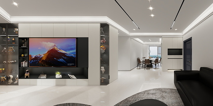 彦匠装饰一匡设计-洺悦府10-1001室-装修设计方案