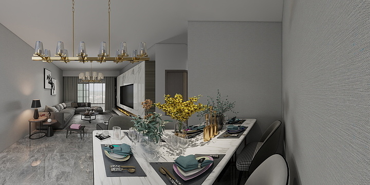 快乐的设计达人-方案优化 城投玲珑家园  122-装修设计方案