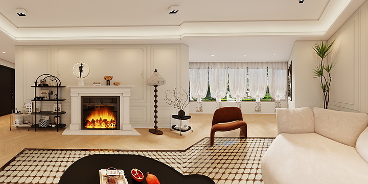 MOS木石设计机构-融翔檀府115-装修设计方案