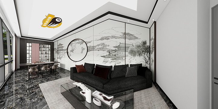 胡小胡er-夏志伟台球器材展厅-装修设计方案