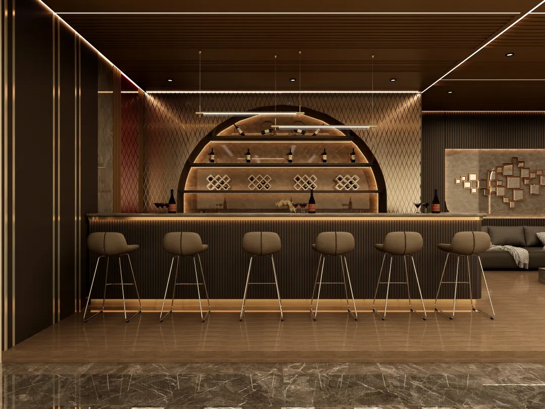 dekorandidesign的装修设计方案:Design Bar and Caffe by dekorandi