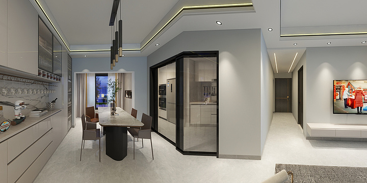 不凡1024-万景3-2501-装修设计方案