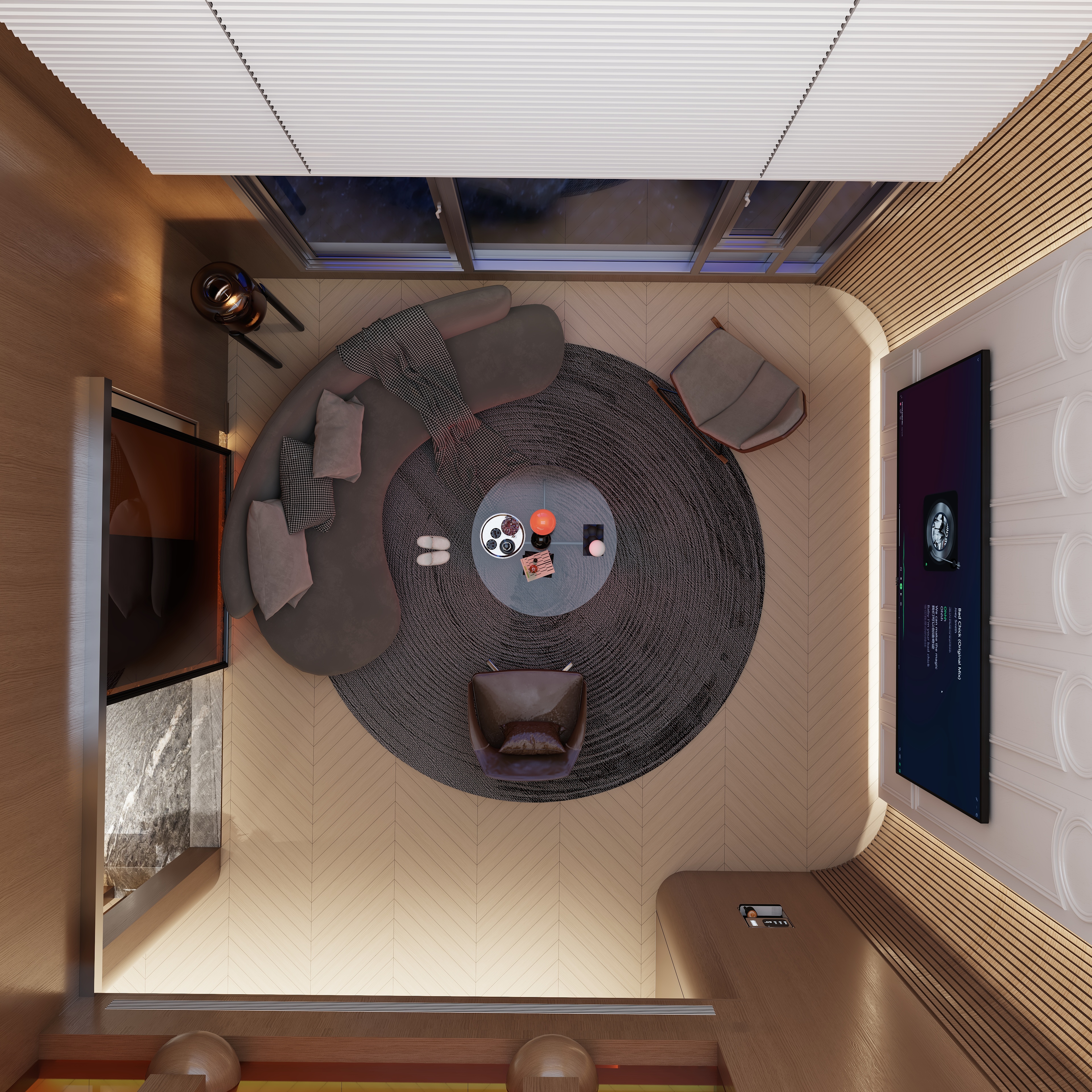 陈乐意-柳州碧桂园滨江府286.68㎡装修效果图