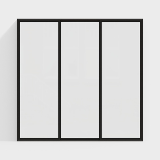 Modern Sliding Window 3D Model