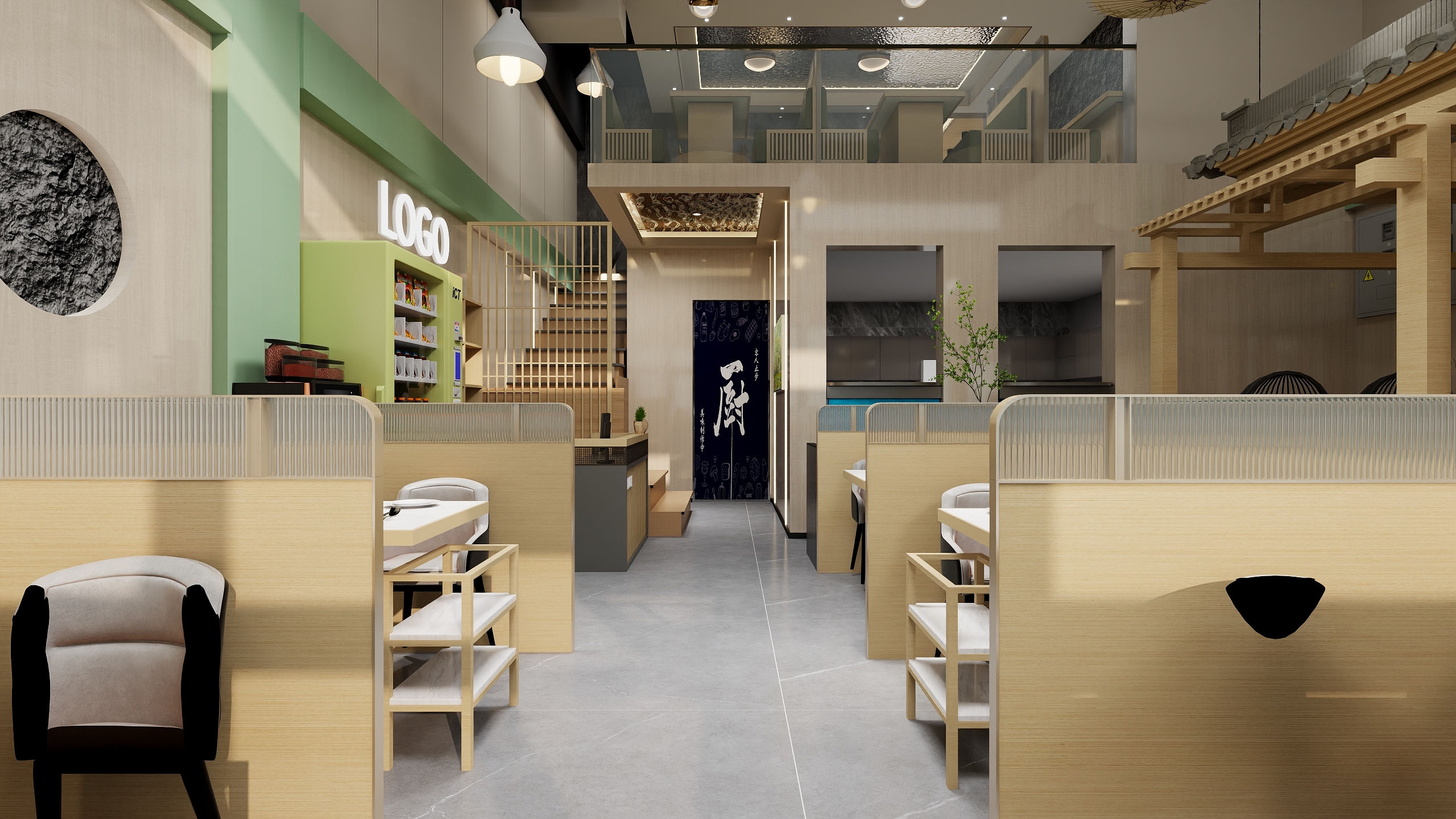 汇佰嘉护墙板工厂-灿邦新天地云南菌火锅店小菌鱼-装修设计方案