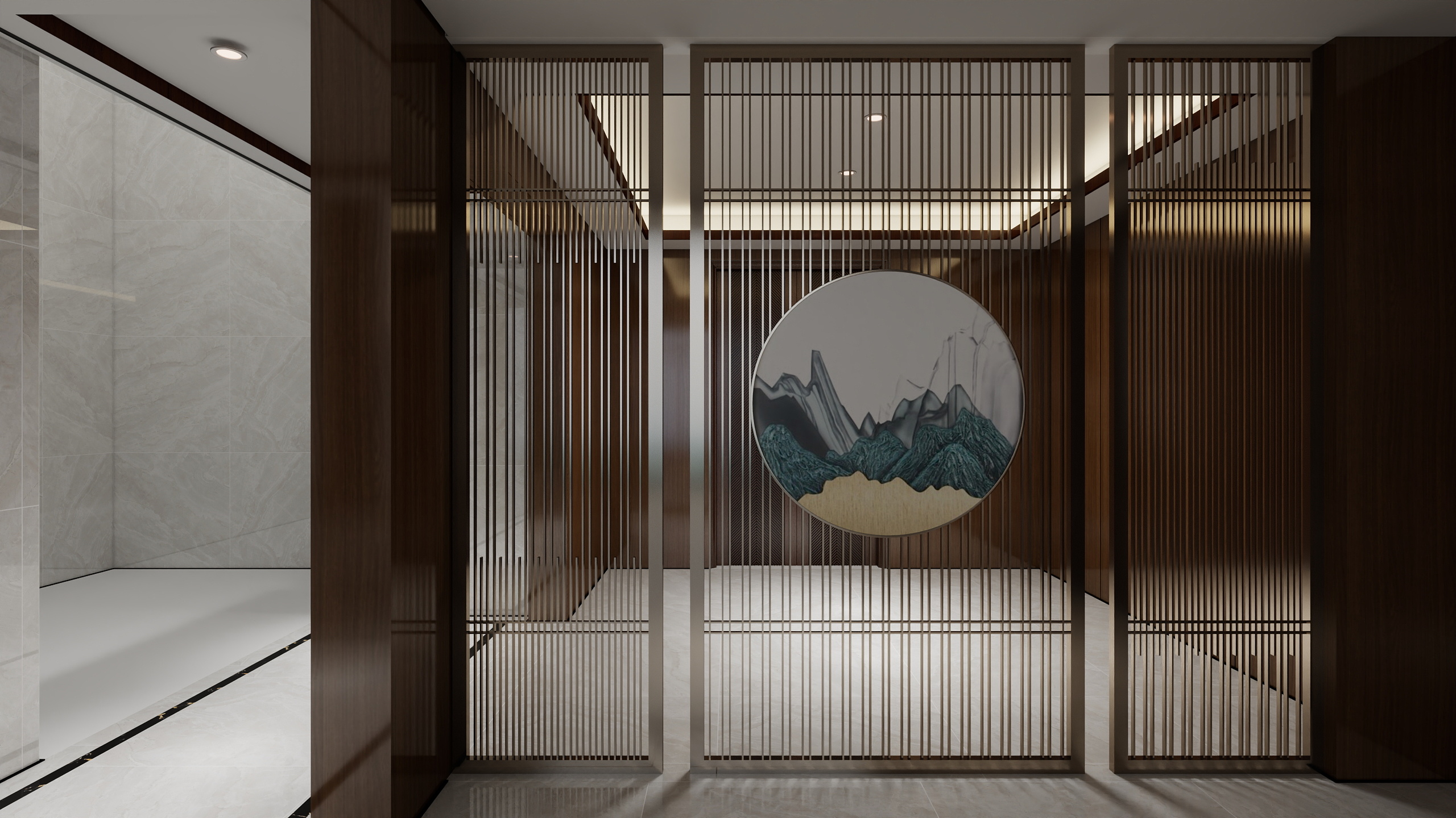 汇佰嘉护墙板工厂-刘总惠州金山湖联排别墅地下第二层1装修效果图第2张