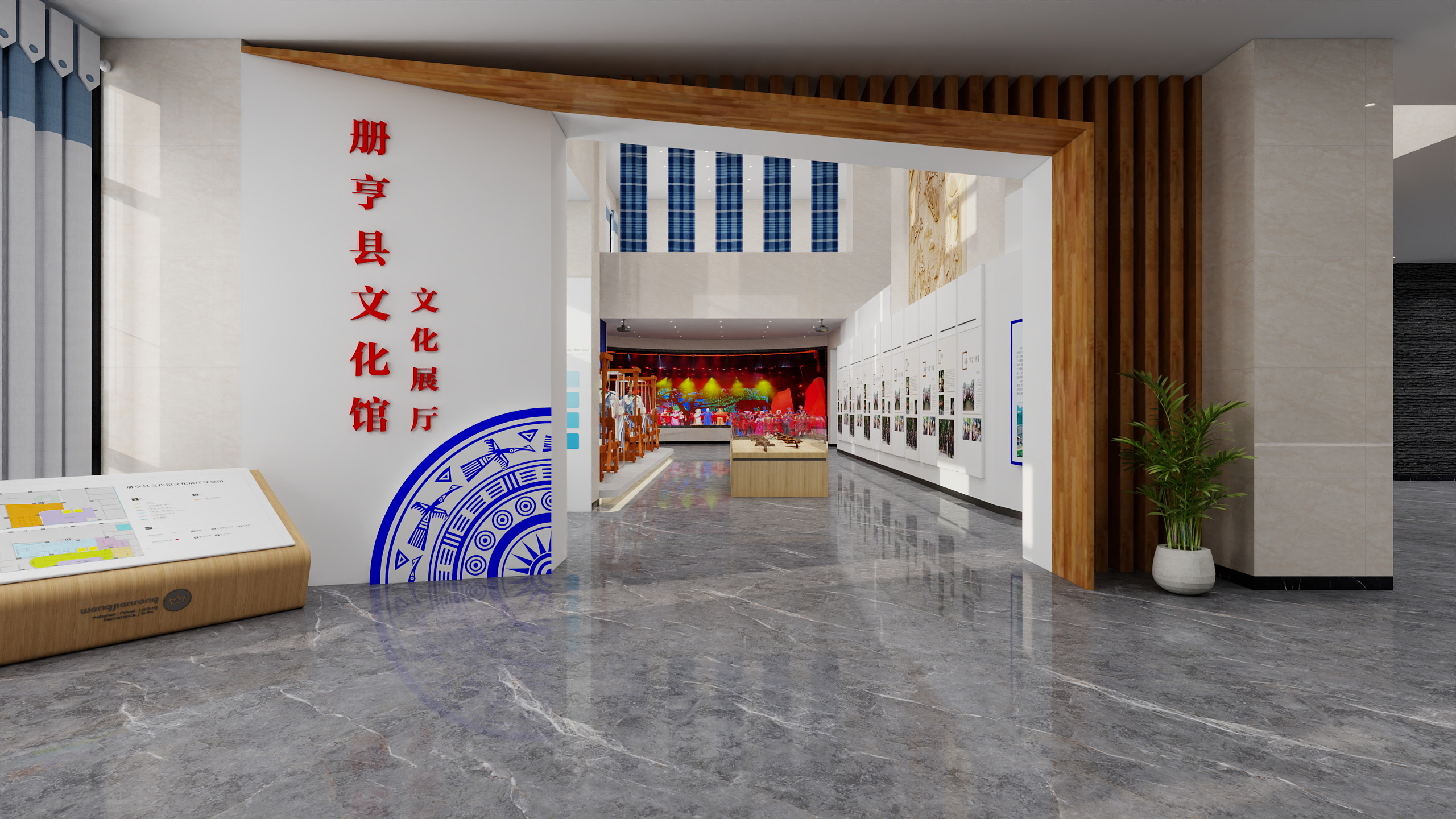 設計師LUXS-册亨文化馆-装修设计方案