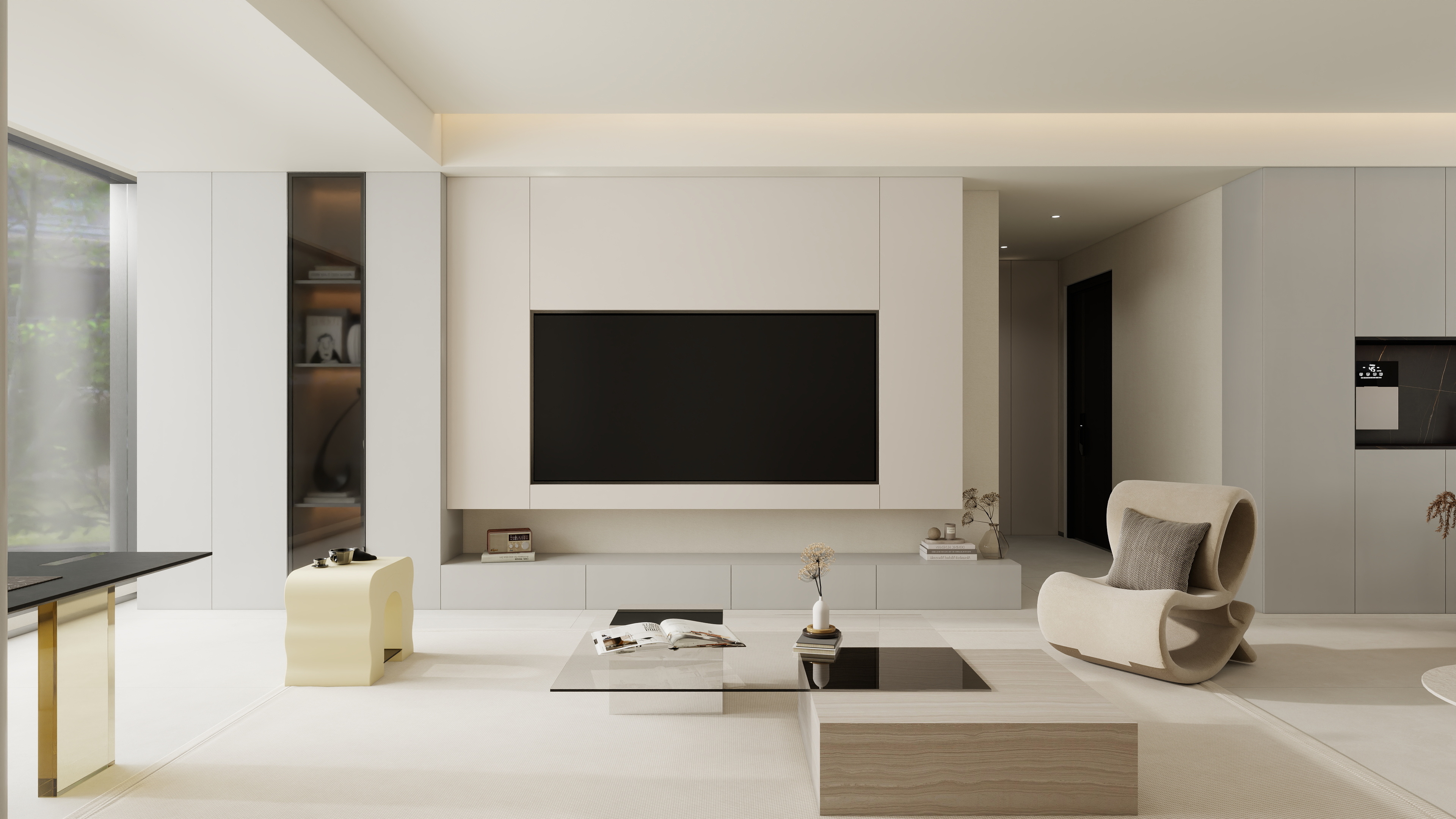 Forever________-华侨城现代简约126㎡4室-装修设计方案