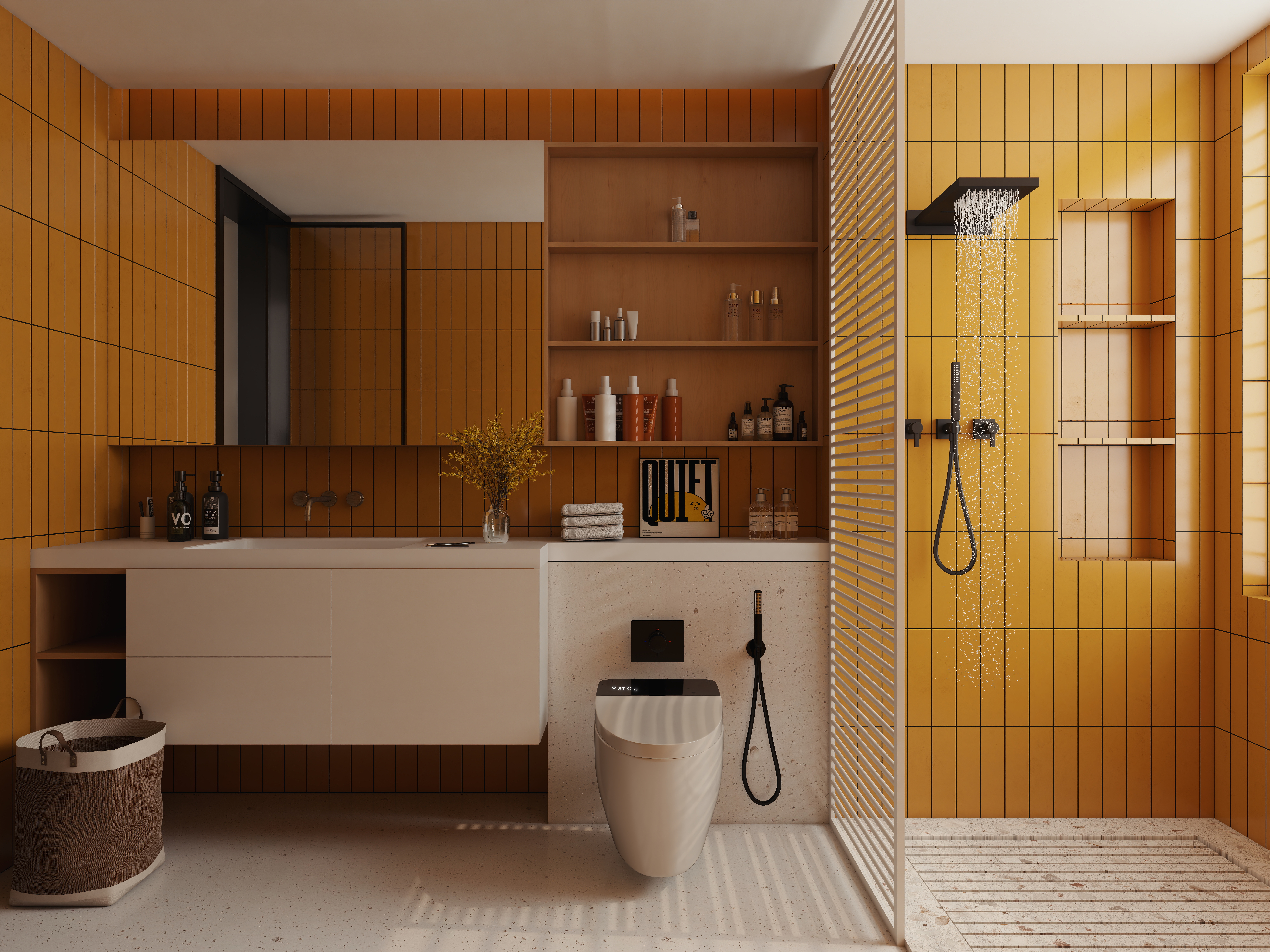 TS33333-福州万科城199㎡2室二层主卫装修效果图第1张