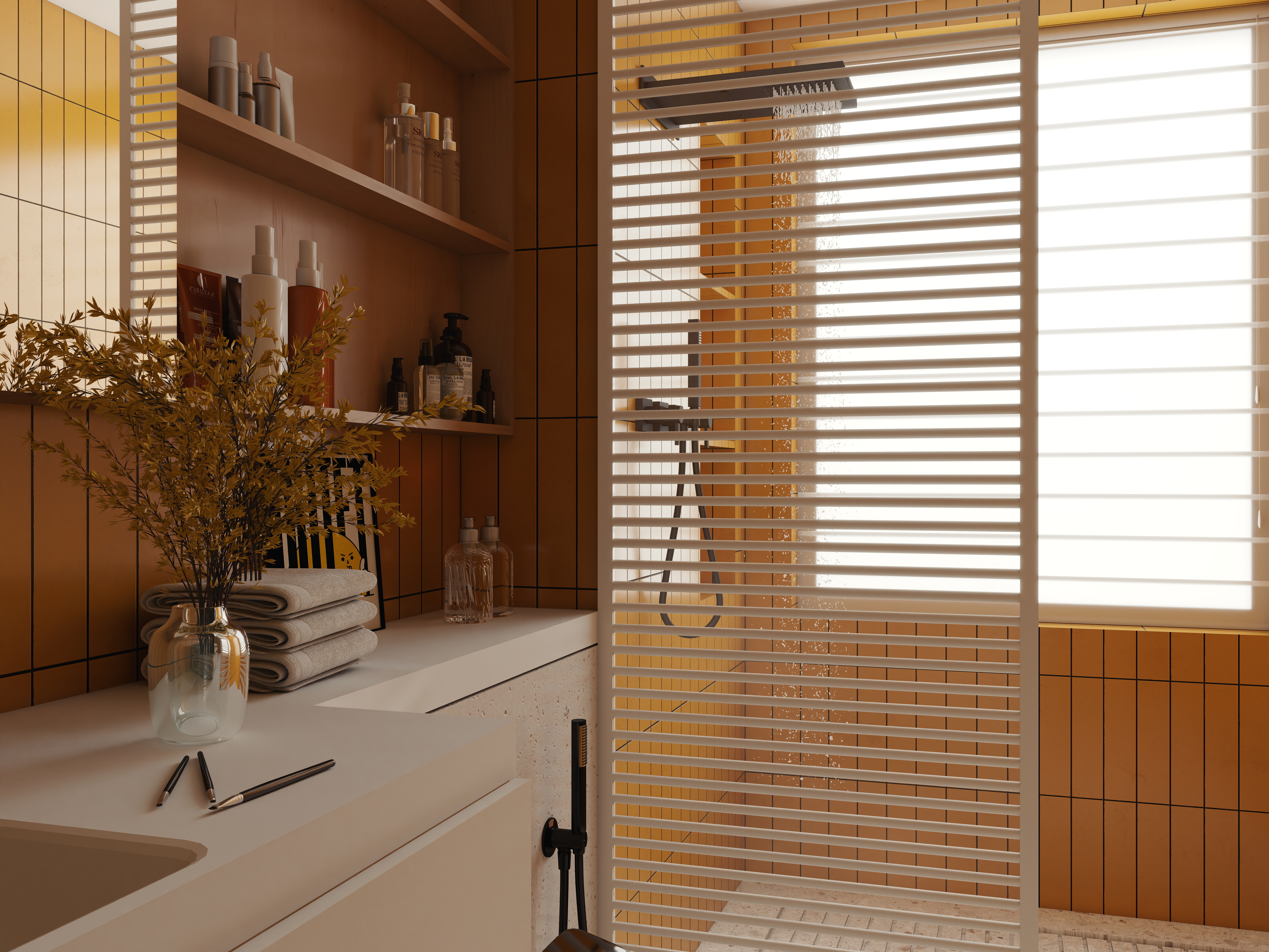 TS33333-福州万科城199㎡2室二层主卫装修效果图第2张