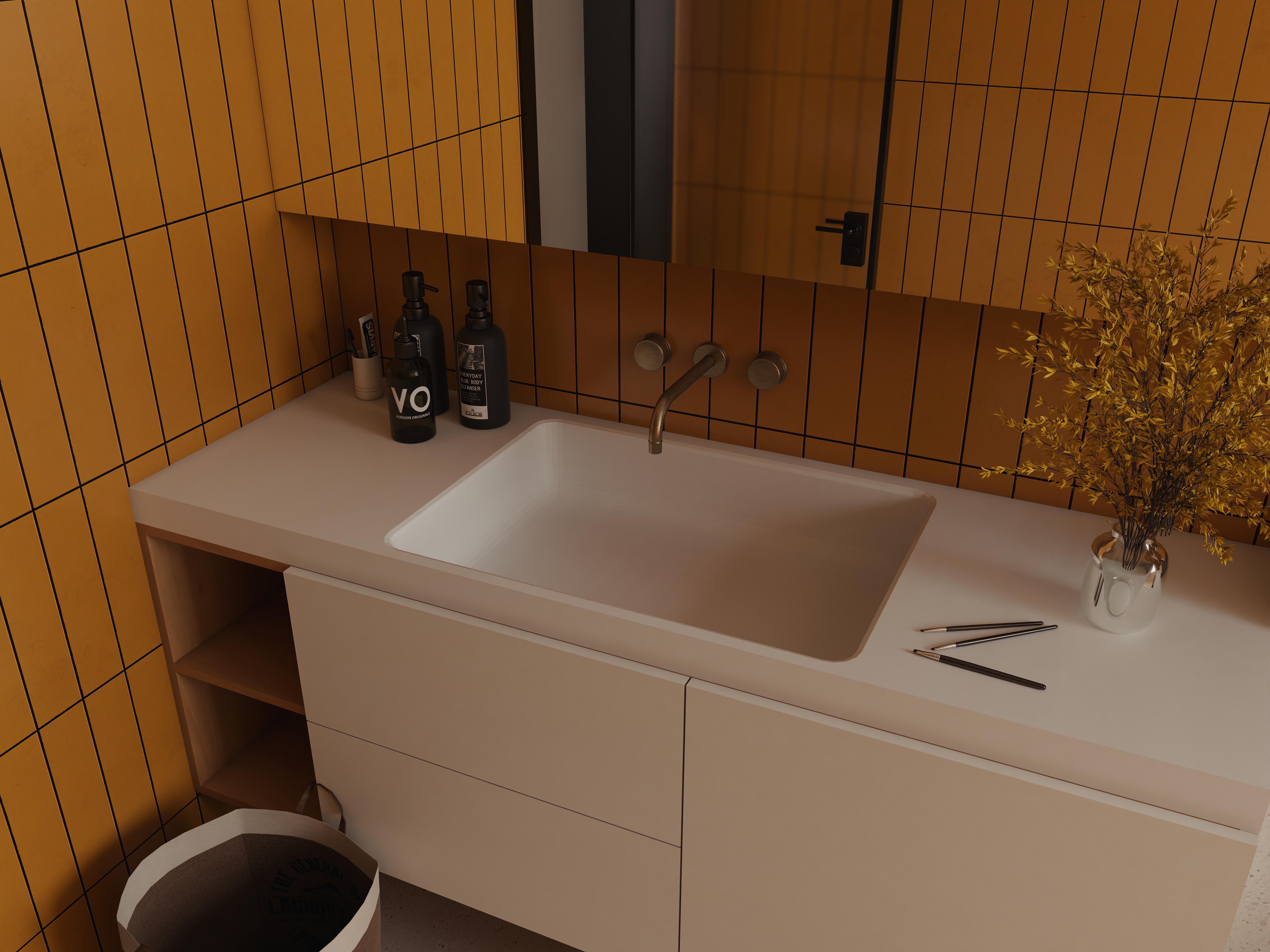 TS33333-福州万科城199㎡2室二层主卫装修效果图第5张