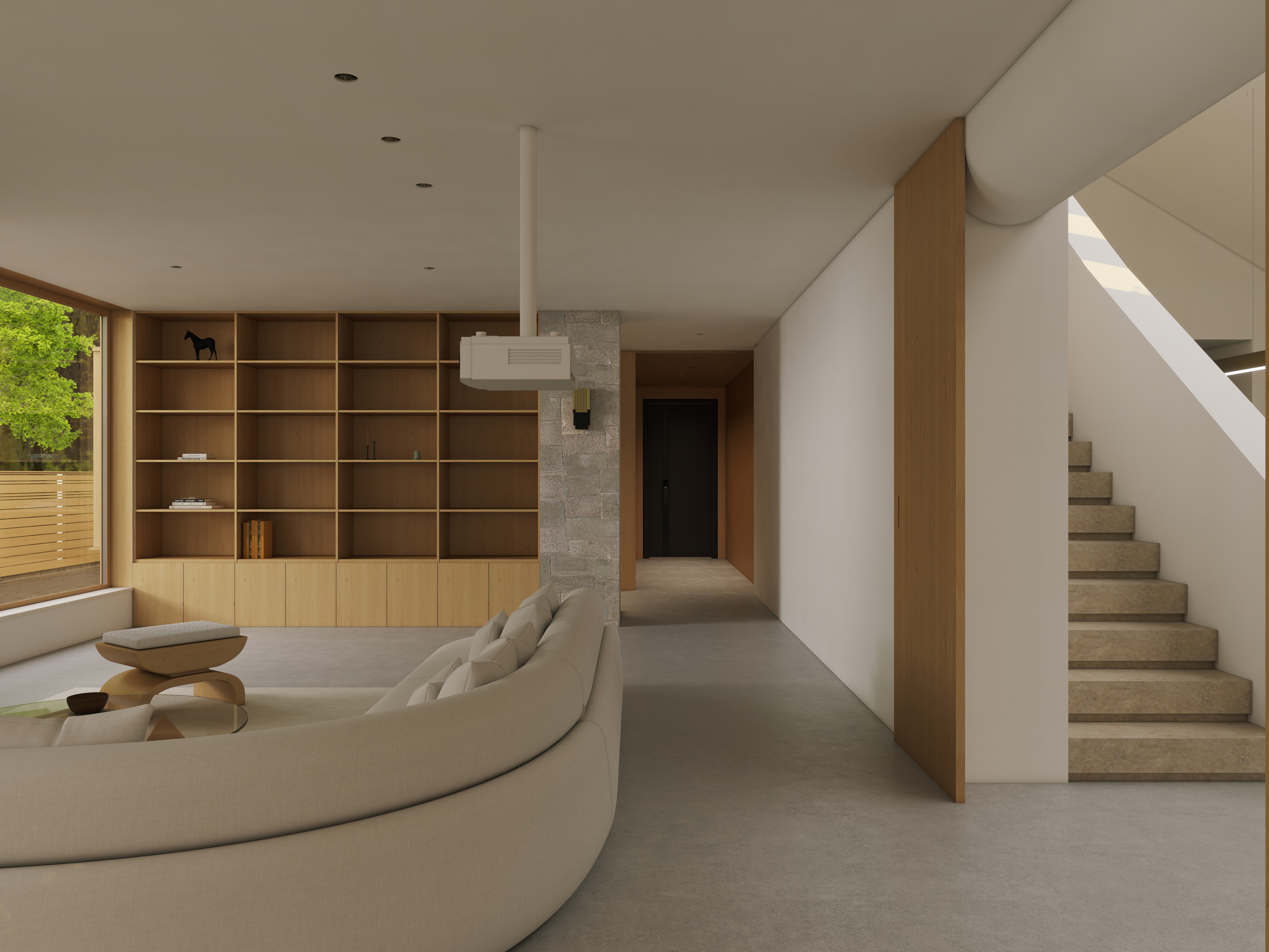 TS33333-福州万科城199㎡2室一层客厅装修效果图第3张