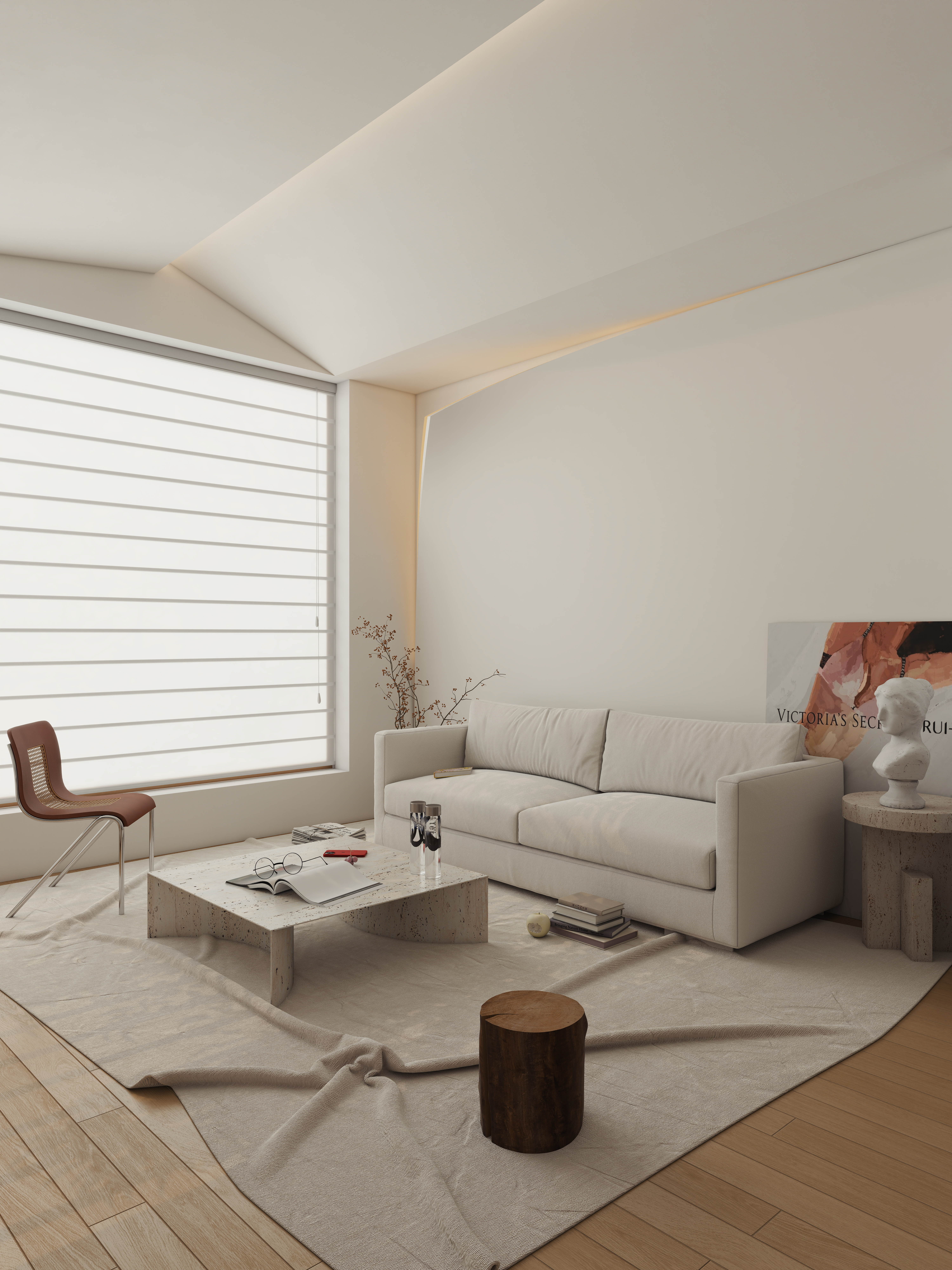 TS33333-福州万科城199㎡2室二层影视间装修效果图第3张