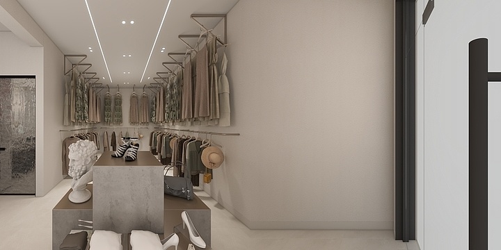 郑州龙士达装饰设计有限公司-女装店铺-装修设计方案
