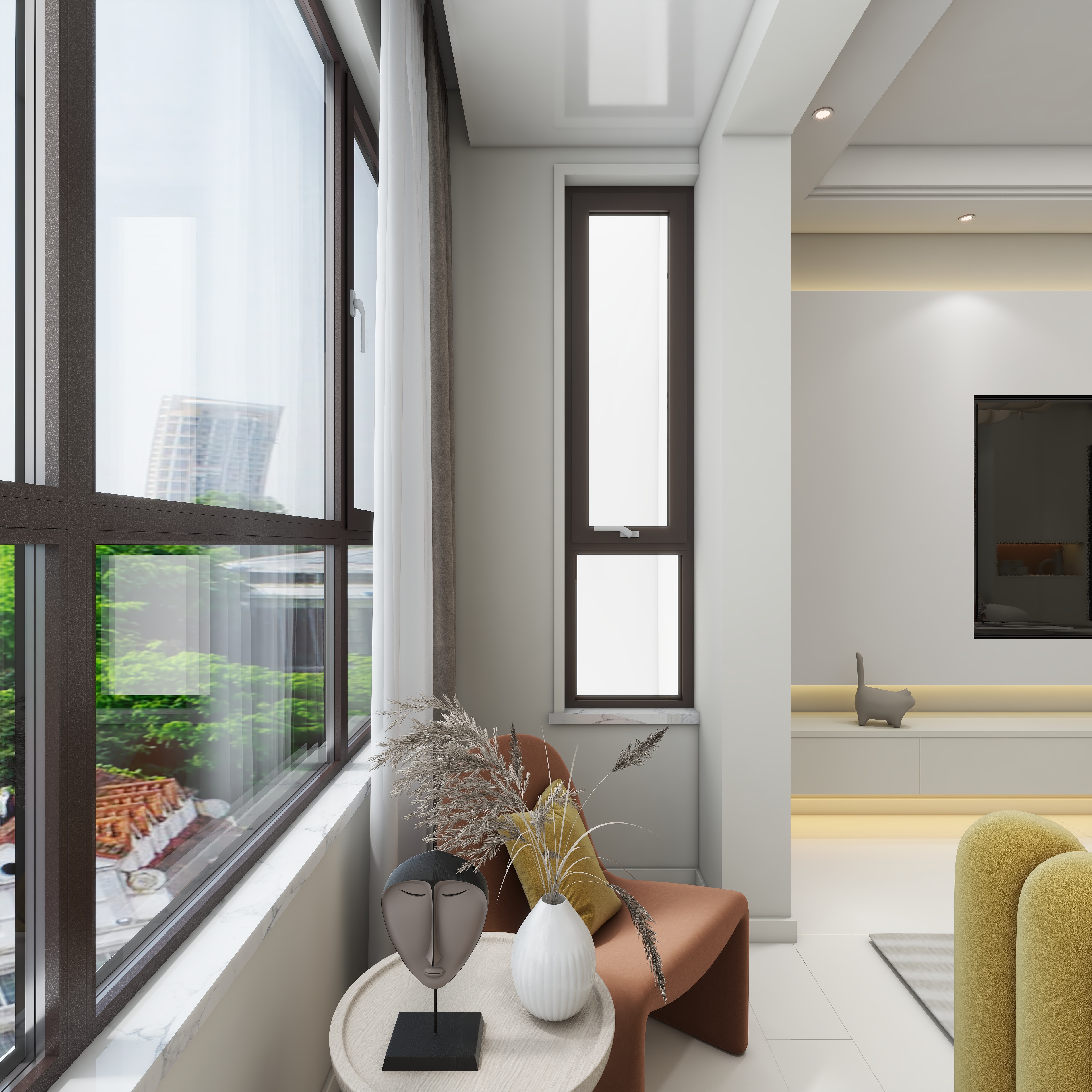 环宇0315-宏洋同煤城94㎡3室装修效果图